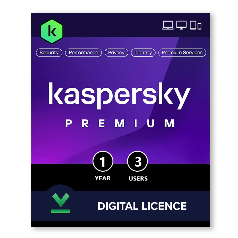 Kaspersky Premium (Total Security) – 3+1 Users, 1-Year License - 1