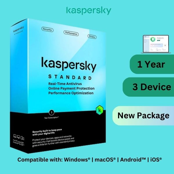 Kaspersky Standard – 3 Users, 1-Year License