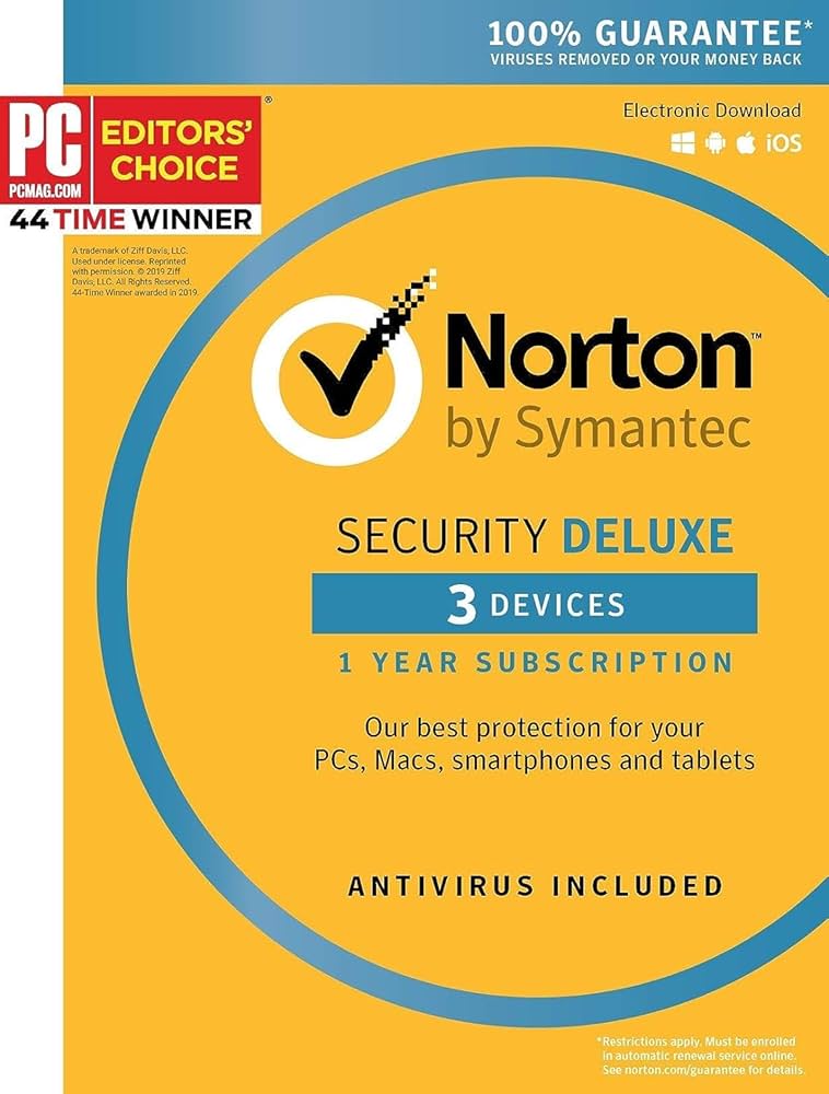 Norton Security Deluxe – 3 Users, 1-Year License