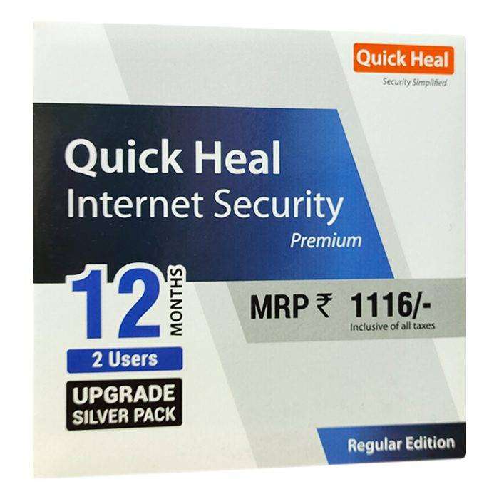 Quick Heal Internet Security – 3 Users, 1-Year License